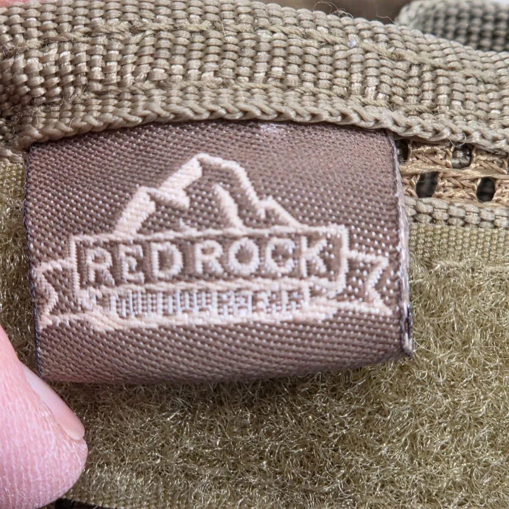 Red Rock Outdoor Gear Tactical Vest‎ Coyote Tan Cross Draw Holster Mag Pouches